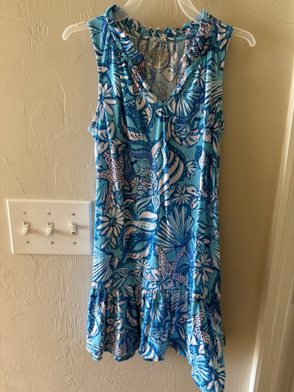 Lilly girls dress Amalfi Blue Sound the Sirens